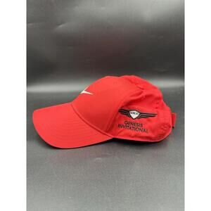 Nike Hat Golf Cap One Size Red Legacy 91 Dri-Fit Genesis Invitational Palisades